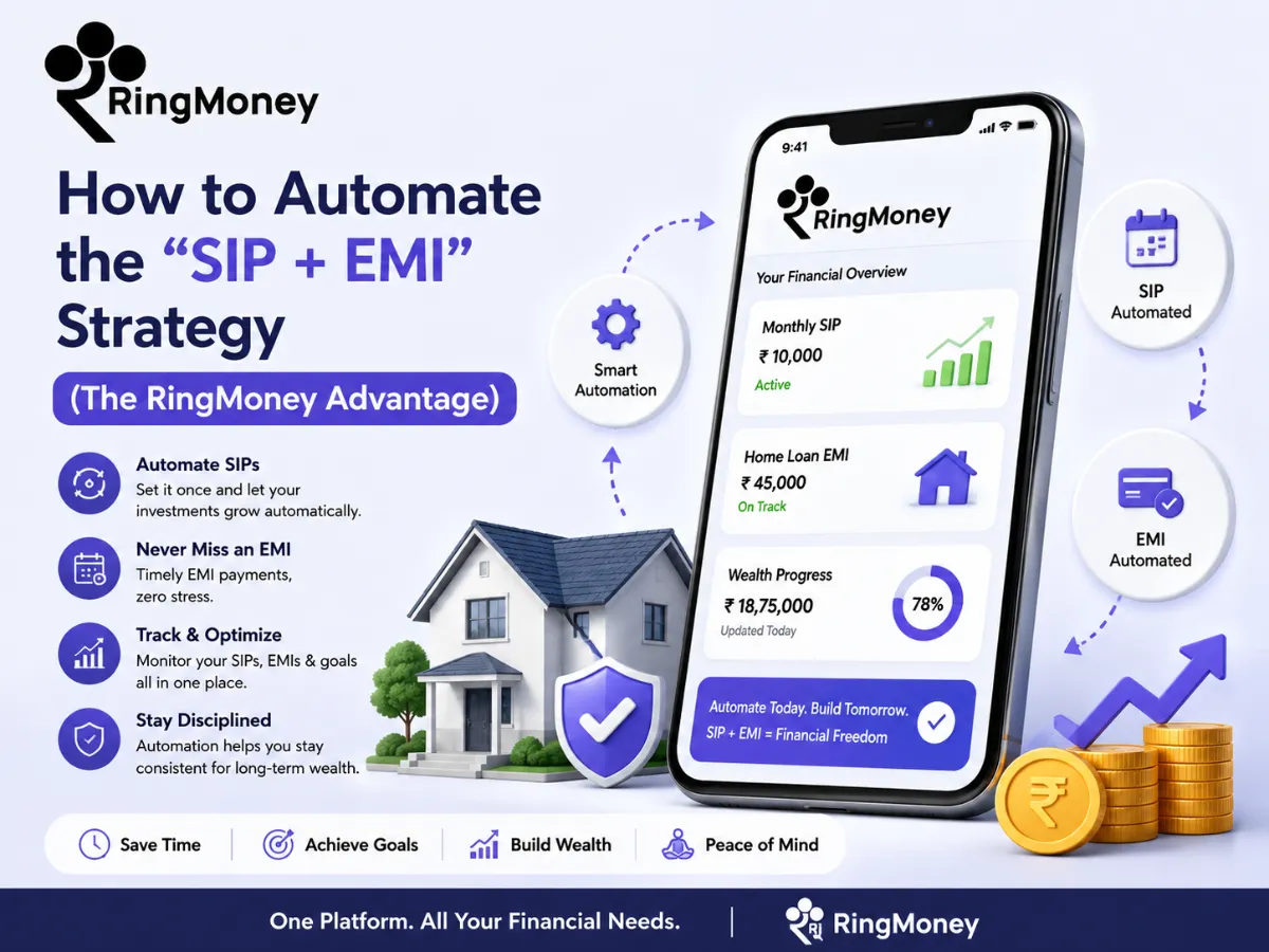 How to Automate the "SIP + EMI" Strategy (The RingMoney Advantage)