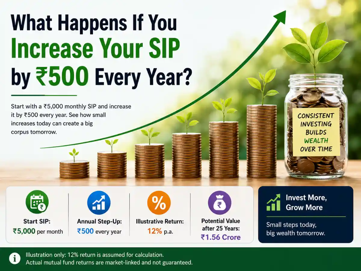 What Happens If You Increase Your SIP by ₹500 Every Year