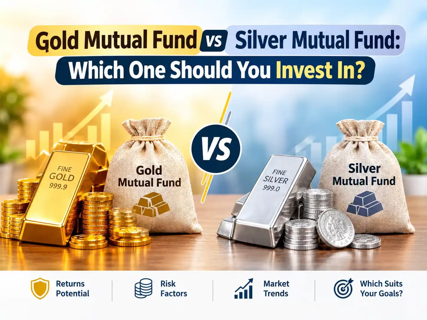 Gold Mutual Fund vs Silver Mutual Fund: Which One Should You Invest In?