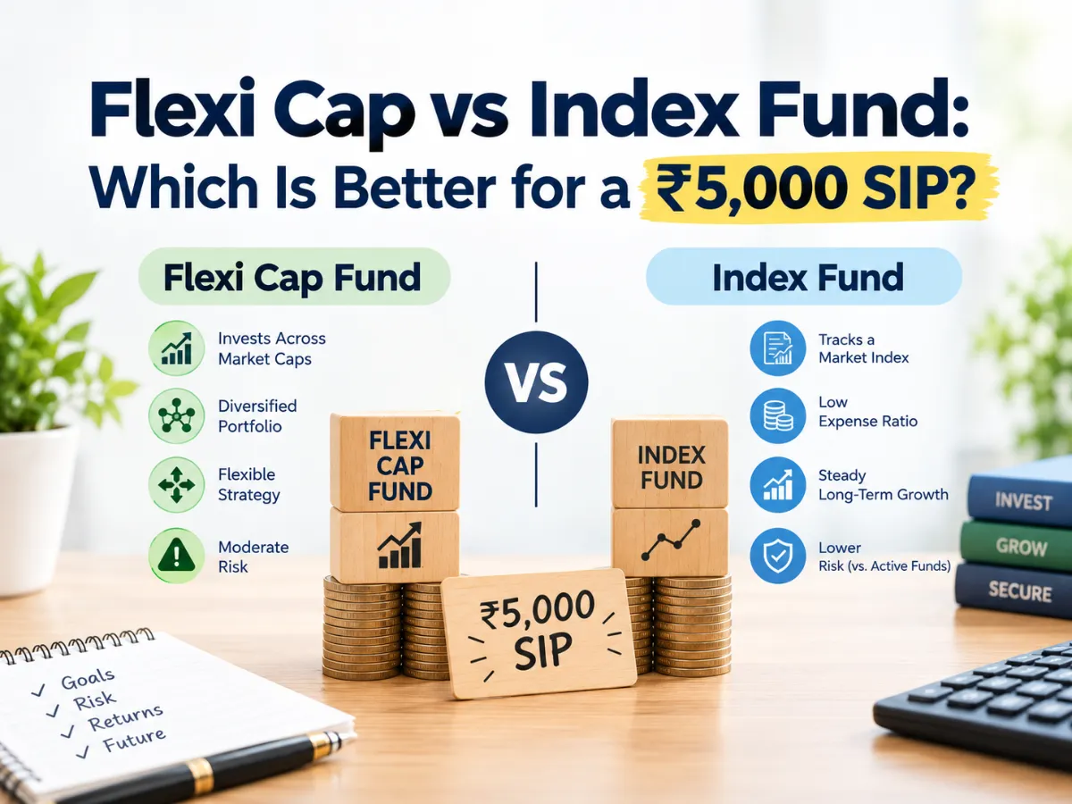 Flexi Cap vs Index Fund: Which Is Better for a ₹5,000 SIP?