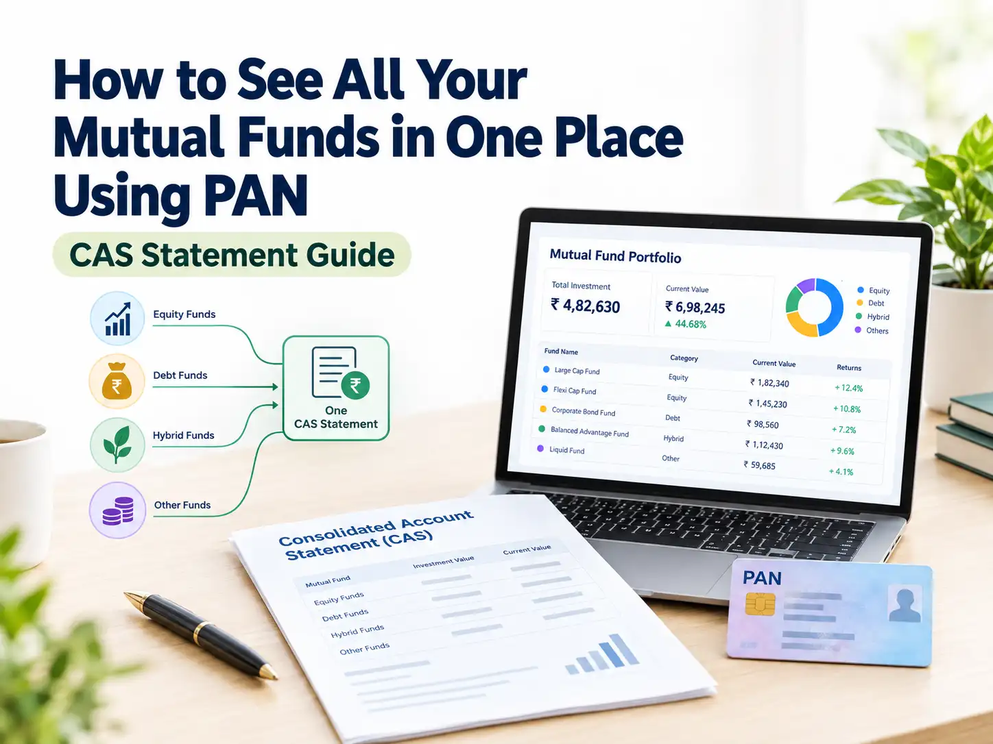 How to See All Your Mutual Funds in One Place Using PAN (CAS Statement Guide)