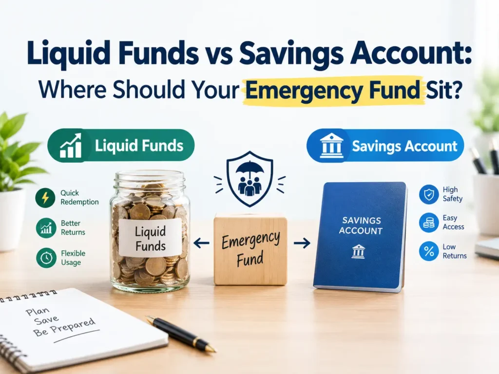 Liquid Funds vs Savings Account: Where Should Your Emergency Fund Sit?