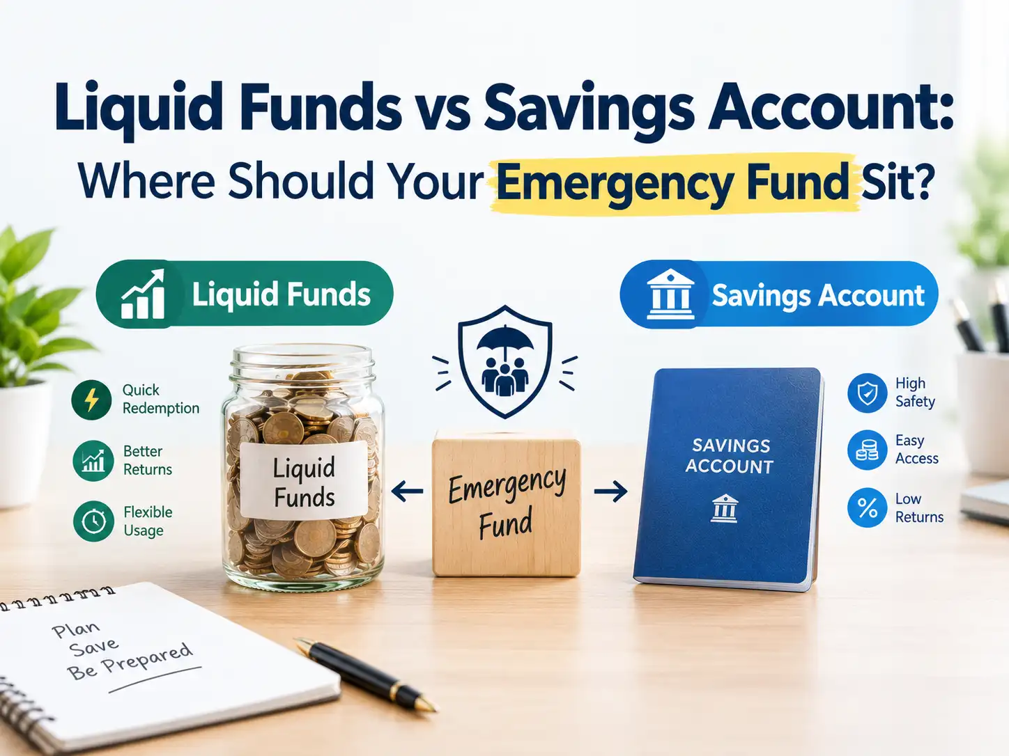 Liquid Funds vs Savings Account: Where Should Your Emergency Fund Sit?