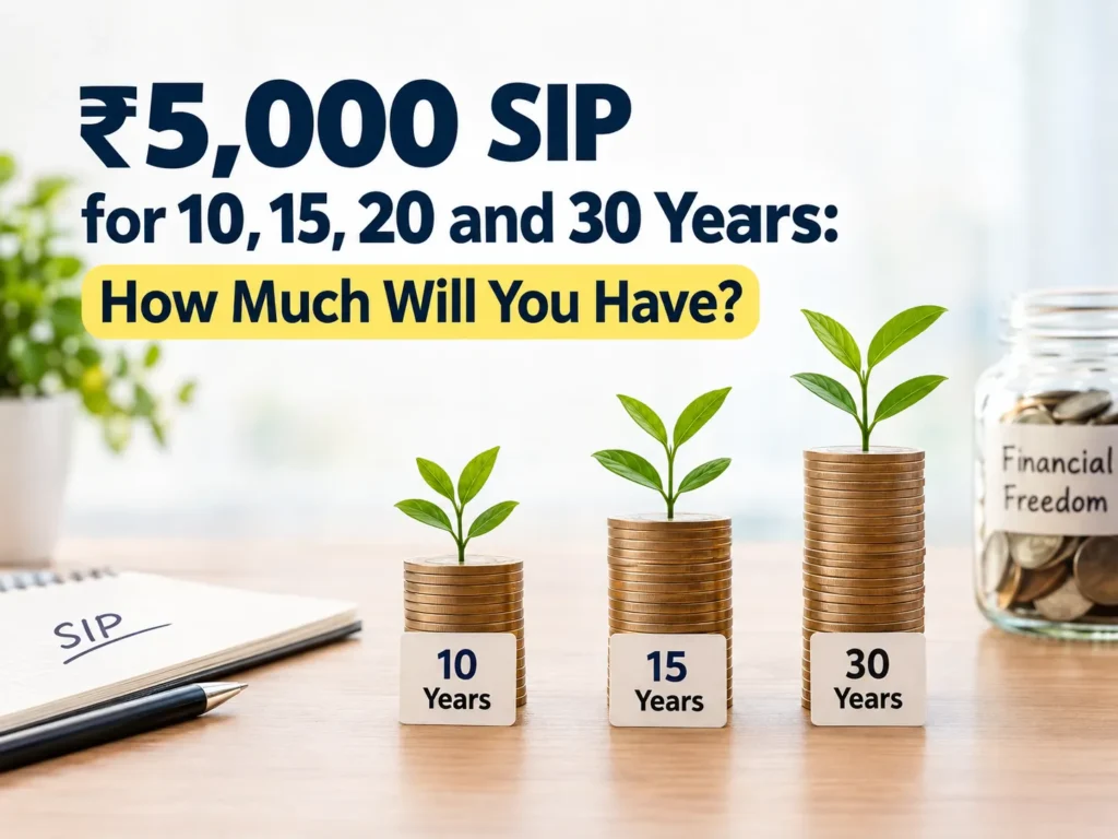 ₹5,000 SIP for 10, 15, 20 and 30 Years: How Much Will You Have?